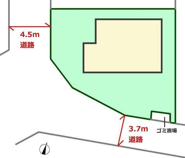 Compartment figure. 24,300,000 yen, 4DK, Land area 134 sq m , Building area 68.72 sq m
