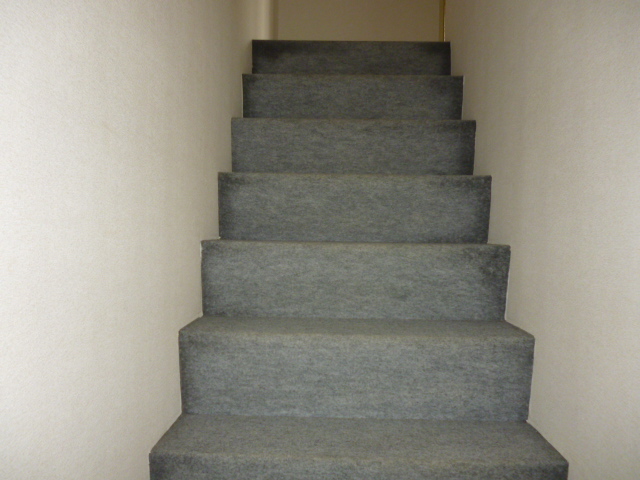 Other Equipment. Indoor stairs  Soundproof consideration rug laid specification