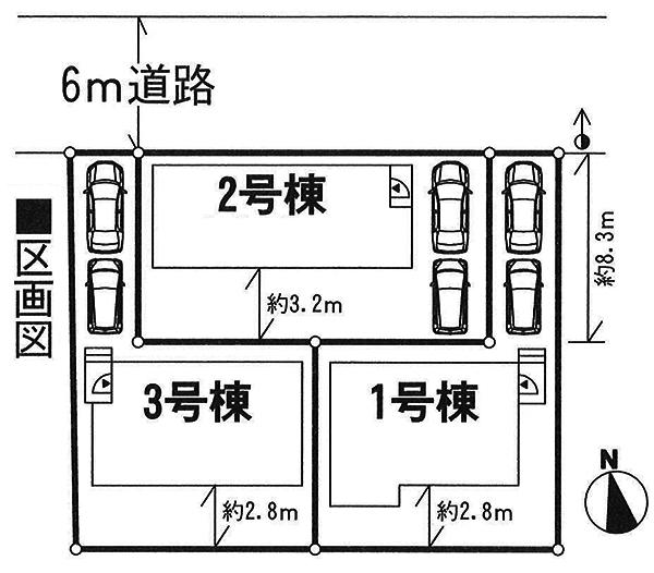 Compartment figure. 35,800,000 yen, 4LDK, Land area 132.74 sq m , Building area 103.27 sq m