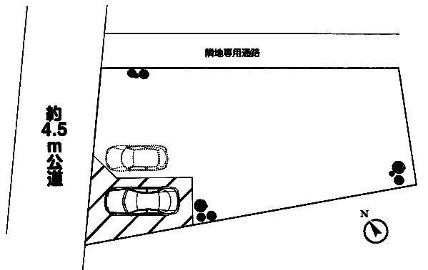 Compartment figure. 24,300,000 yen, 4LDK, Land area 147.63 sq m , Spacious grounds provided with a room with a building area of ​​95.43 sq m next door
