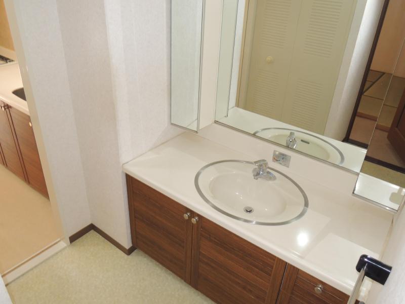 Washroom. Wash basin, such as hotels