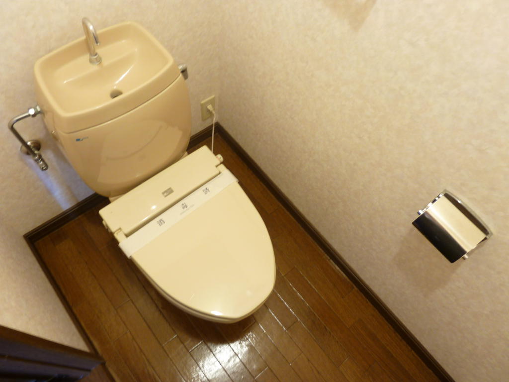 Toilet. With warm toilet seat