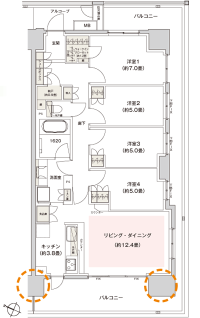 Floor: 4LDK + WIC + N, the occupied area: 90.83 sq m, Price: TBD
