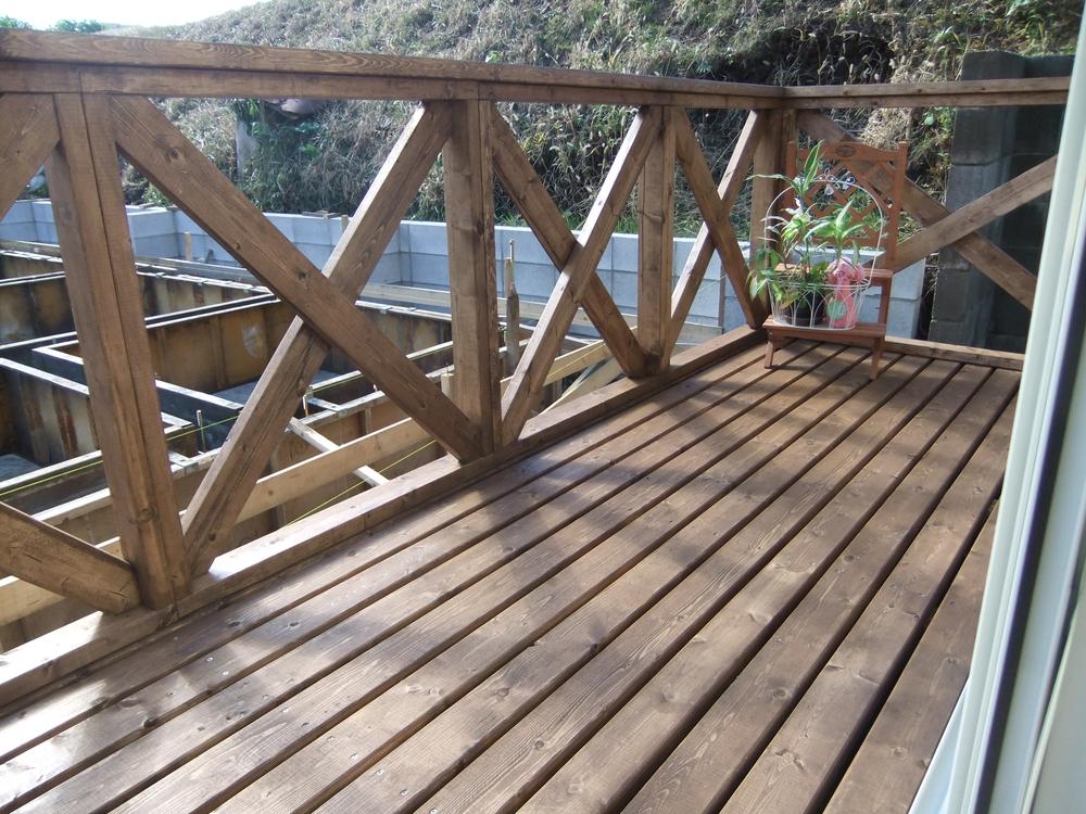 Other local. Wood deck