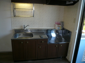 Kitchen. It is a photograph of the 202 in Room