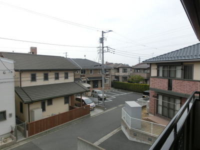View. A quiet residential area