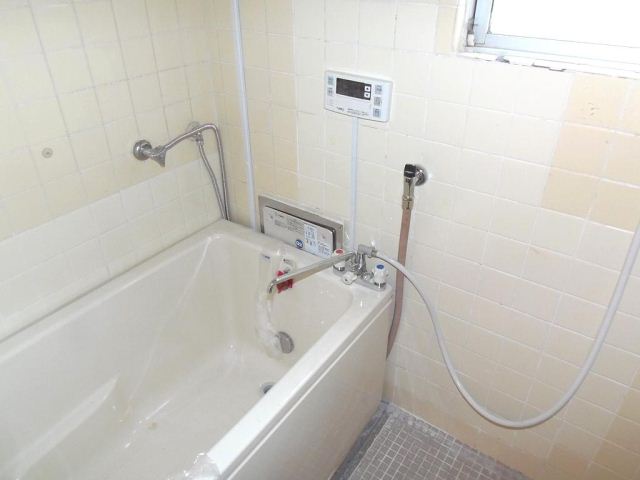 Bath. Economical bathroom with additional heating function.