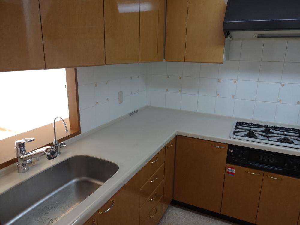 Kitchen. Indoor (12 May 2013) Shooting L-shaped kitchen