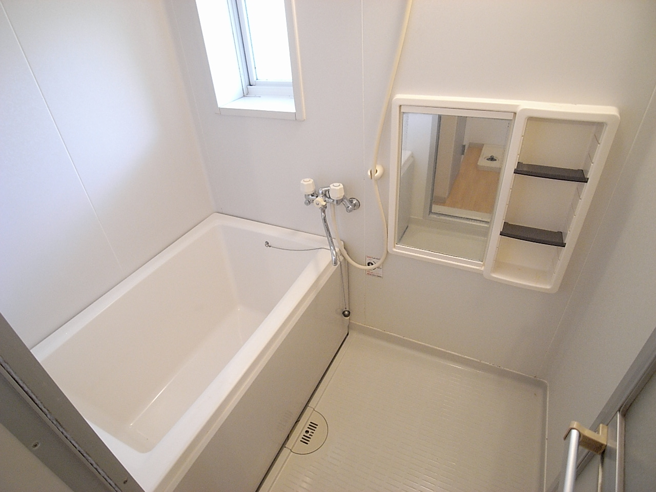 Bath. Small window is also available and easy ventilation
