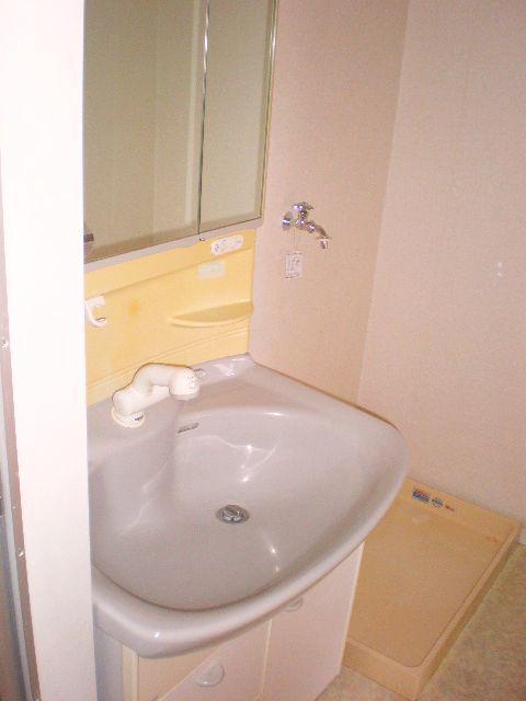 Washroom. Wash basin equipped independent