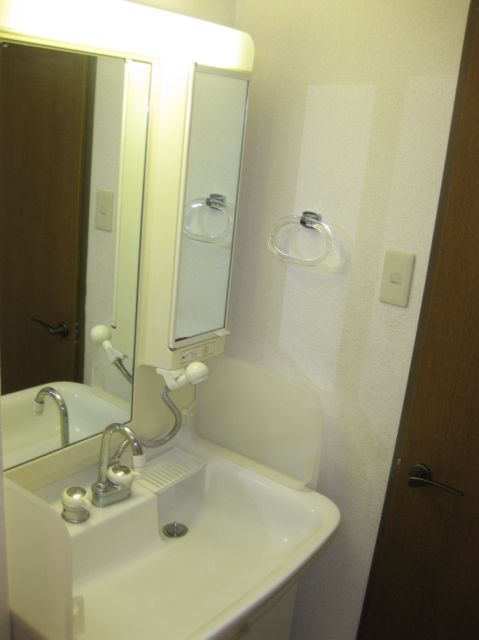 Washroom. Large easy-to-use independent wash basin.