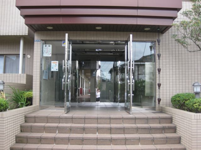 Entrance. Fashionable entrance.