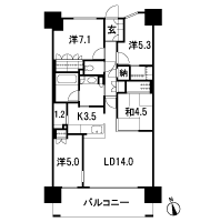 Floor: 4LDK + N + WIC, the occupied area: 90.15 sq m, Price: TBD