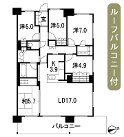 Floor: 5LDK + WIC, the occupied area: 109.41 sq m, Price: TBD