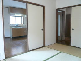 Living and room.  ☆ It will calm and there is a Japanese-style room.