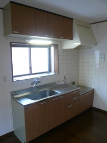 Kitchen.  ☆ There is also a window in the kitchen.