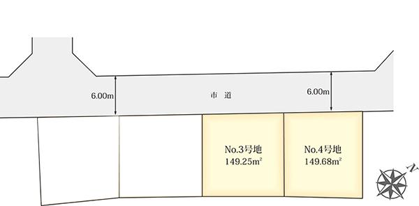 Compartment figure. Land prices -  ※ Sales compartment Figure