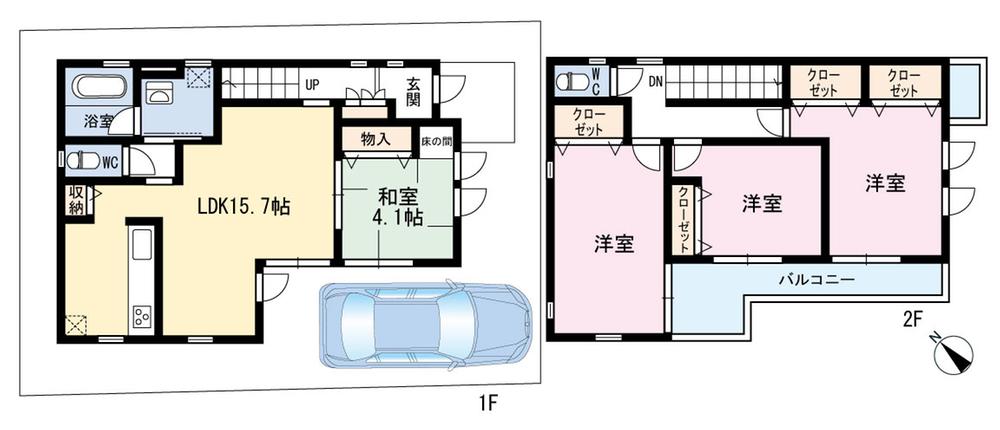 Other building plan example. Building plan example (No. 3 locations) Building price 15 million yen Building area 99.17 sq m