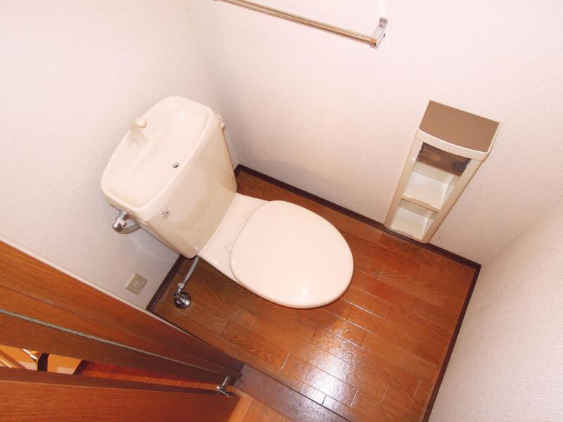 Toilet. Simple and easy to use toilet. It is important point. 