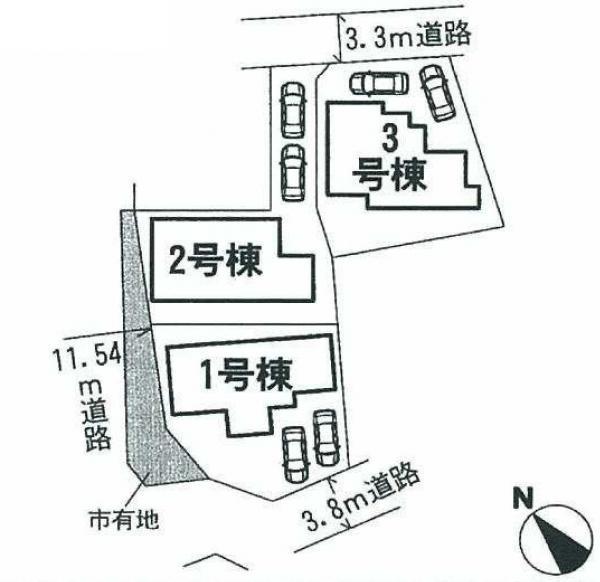 Compartment figure. 31,800,000 yen, 4LDK, Land area 131.34 sq m , Building area 96.46 sq m