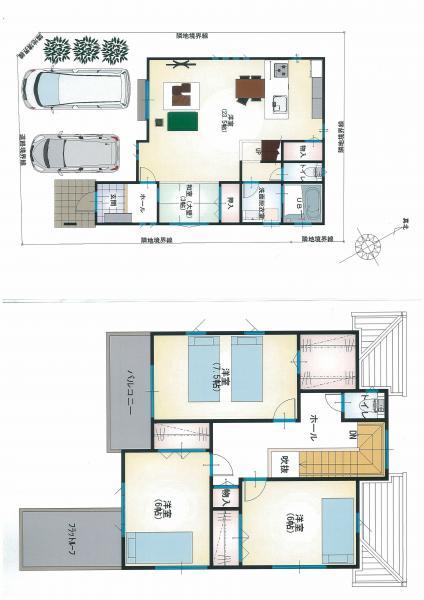 Floor plan. 37,200,000 yen, 4LDK, Land area 132.28 sq m , Building area 112.61 sq m