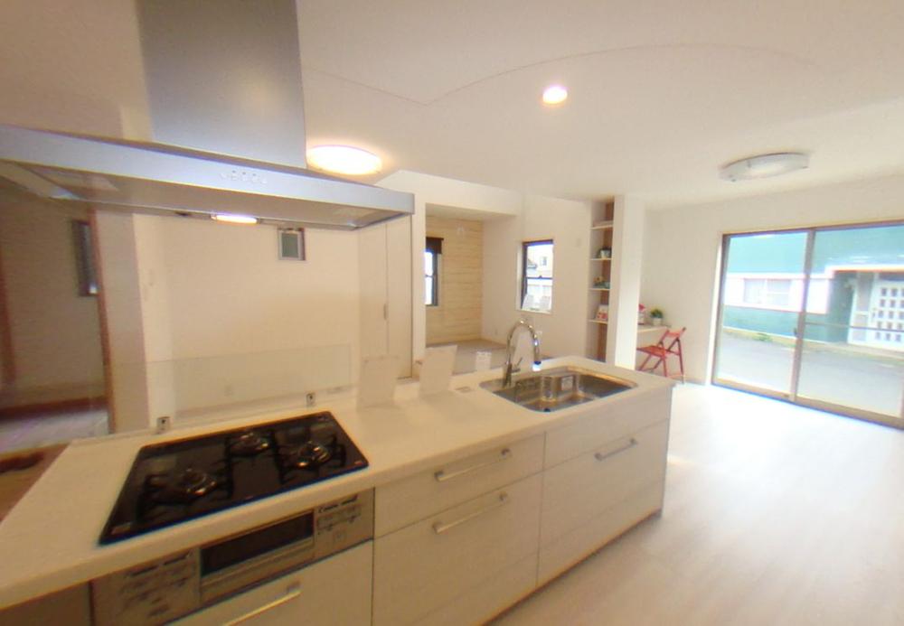 Living. Bright living room with 2 Building blow