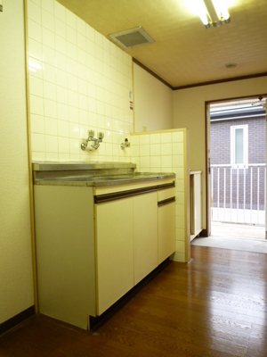 Kitchen. Bathing and good kitchen toilet is a near usability.