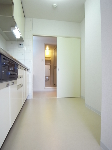 Kitchen. It is easy to flow line housework! Also preparation of laundry while rice ・  ・ ! 