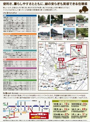 Local guide map. Is the enhancement of the surrounding environment. Your commute ・ It is convenient to shopping.