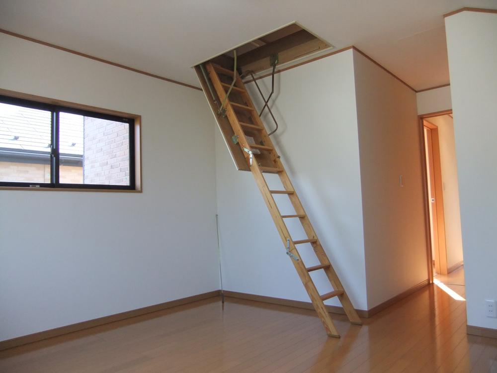 Non-living room. You can go to a small attic storage from this room.