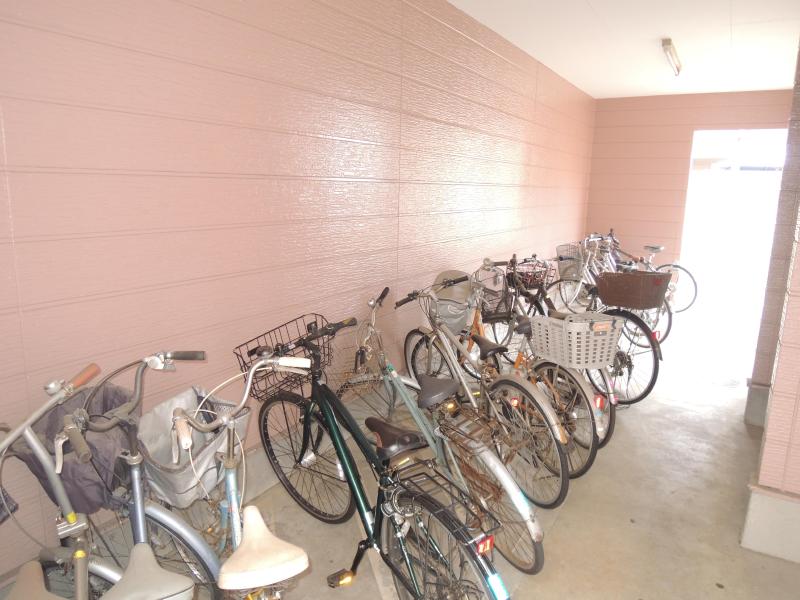Other. Bicycle parking lot with a roof
