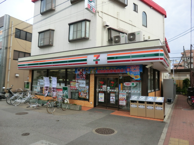 Convenience store. Seven-Eleven Narashino Okubo store up (convenience store) 158m