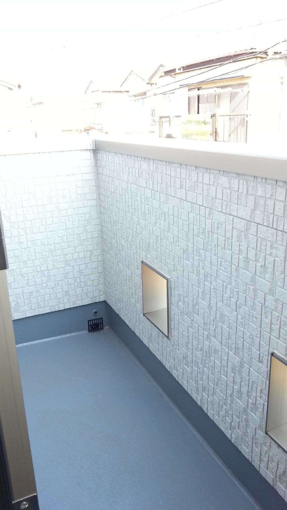 Local appearance photo. This service balcony