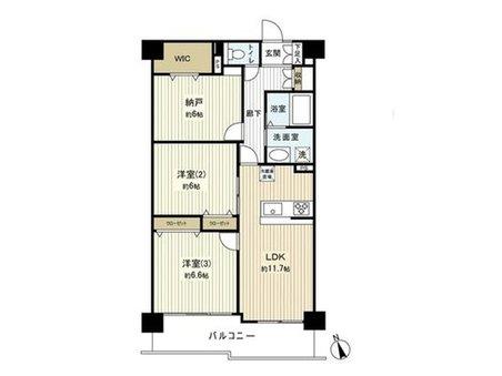Floor plan. 2LDK + S (storeroom), Price 22,900,000 yen, Footprint 69.9 sq m , Balcony area 10.11 sq m floor plan