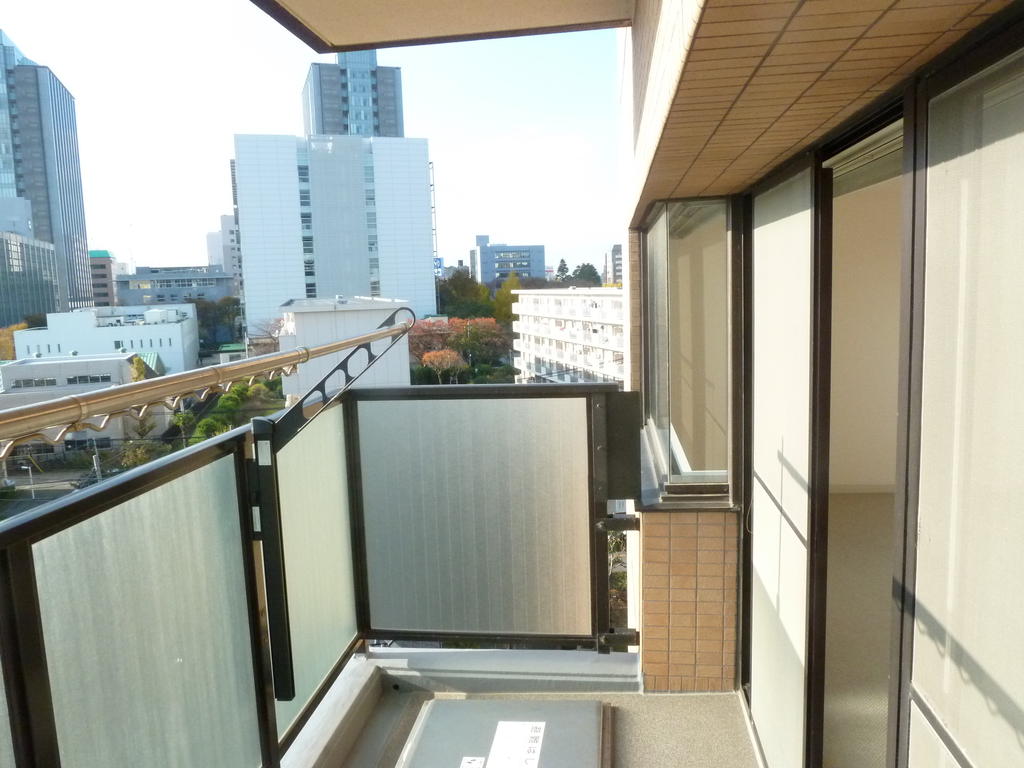 Balcony. Balcony in the sun will delight even your washing products.