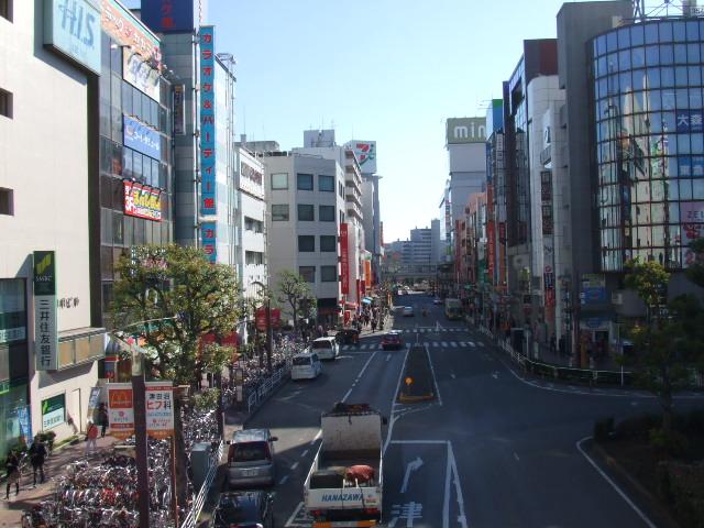 station. Landscape from JR Tsudanuma Station