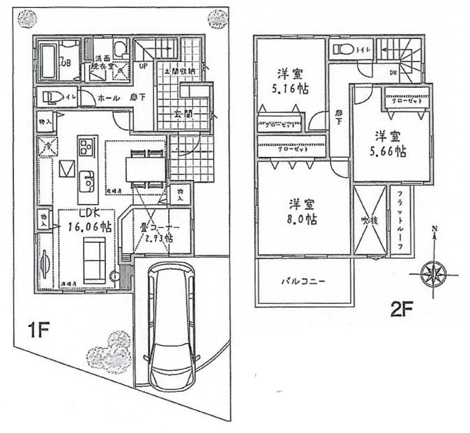 Floor plan. 30,800,000 yen, 3LDK, Land area 114.72 sq m , 4LDK of floor plan of the building area 103.5 sq m enhancement