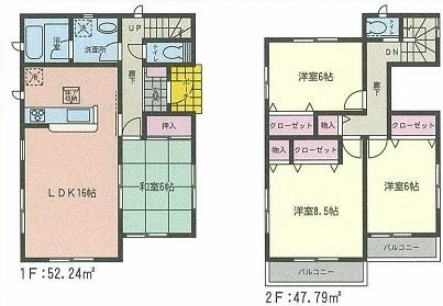 Floor plan. 30,900,000 yen, 4LDK, Land area 150.01 sq m , Building area 100.03 sq m