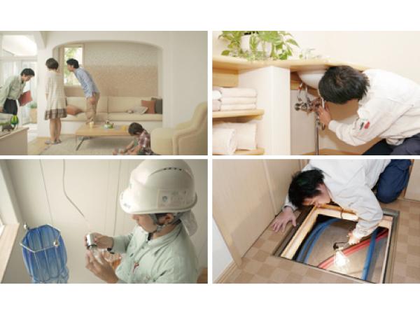 Construction ・ Construction method ・ specification. In Porras, Ya periodic inspection after you live, Employees of the group the window of repair and repair is in charge, We will carry out lasting acquaintance with responsibility integrated system.