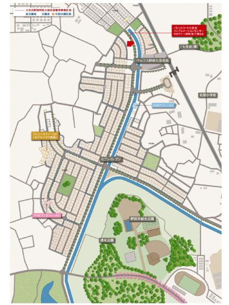 Local guide map. Local guide map