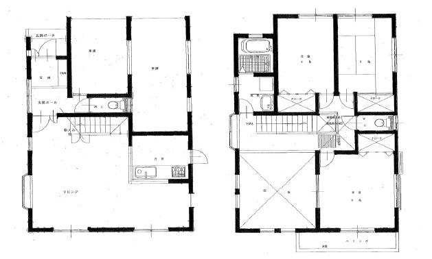 Floor plan. 19,800,000 yen, 3LDK, Land area 145.8 sq m , Building area 102.67 sq m spacious living 20 Pledge There is also a blow It is a space of spread! The built-in garage Also prevents dirt of your car!