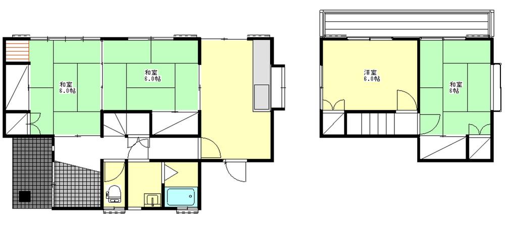Floor plan. 11 million yen, 4DK, Land area 135.66 sq m , Building area 80.31 sq m
