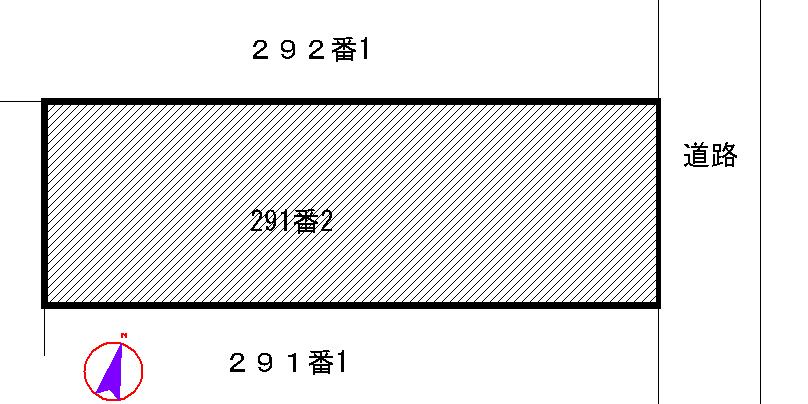 Compartment figure. Land price 7.8 million yen, Land area 129.58 sq m