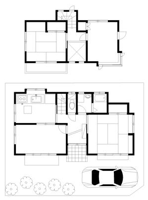 Floor plan. 8.8 million yen, 4DK, Land area 122.48 sq m , Building area 81.14 sq m floor plan