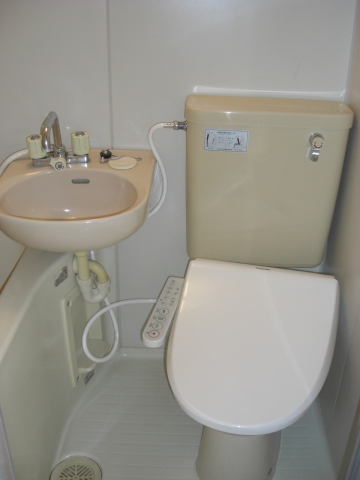 Toilet.  ☆ Warm water washing toilet seat