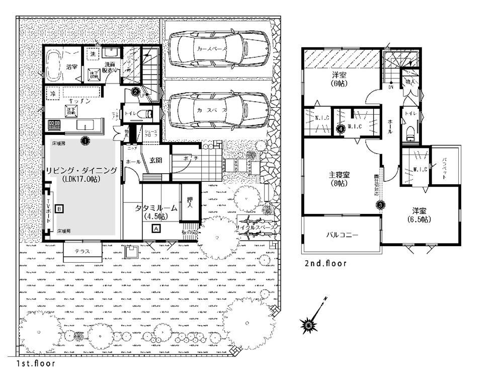 Floor plan. (31 Building), Price 34,800,000 yen, 2LDK+3S, Land area 184.5 sq m , Building area 112.23 sq m