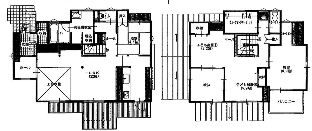 Floor plan. 39,800,000 yen, 3LDK, Land area 186.79 sq m , Building area 121.99 sq m
