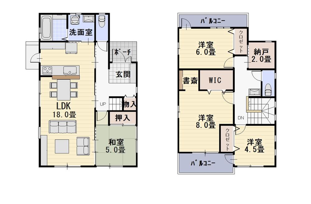 Other. Reference Plan: total floor area of ​​33.56 square meters, 4LDK, Car space 2 cars