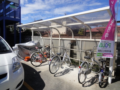 Other common areas. There is on-site bicycle shelter