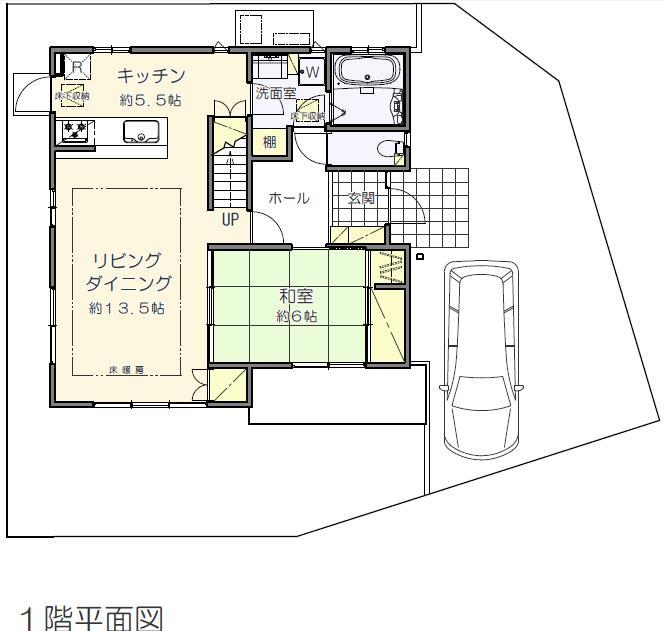 Floor plan. 24,800,000 yen, 4LDK, Land area 158.72 sq m , Building area 126.69 sq m 1F
